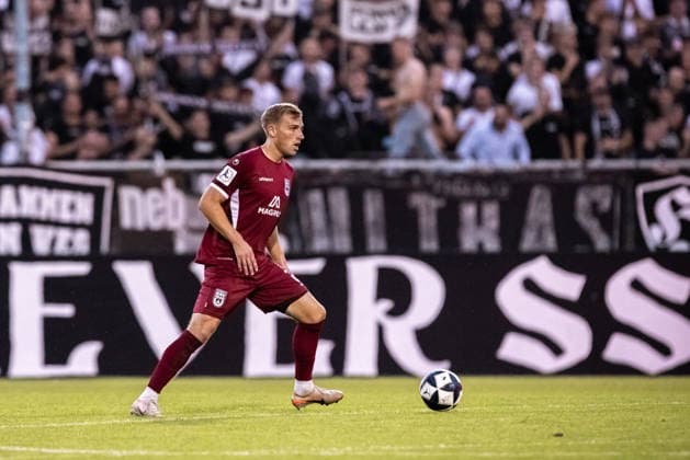 VfR Aalen vs. SSV Ulm 1846 Soccer, Regionalliga Southwest, Matchday 6, Bediani Arena, Aalen, September 8, 2026, Alexander Kopf, SSV Ulm 1846, Soccer, 20 VfR Aalen vs. SSV Ulm 1846, Soccer, Regionalliga Southwest, Matchday 6, Bediani Arena, Aalen, September 26, 2008. Photo by Lucca Fundel, Aalen, Bediani Arena, Baden-Württemberg, Germany