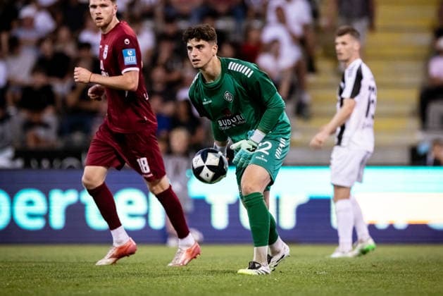 VfR Aalen vs. SSV Ulm 1846 Soccer, Regionalliga Southwest, Matchday 6, Bediani Arena, Aalen, September 8, 2026, Maximilian Otto, VfR Aalen, 22, VfR Aalen vs. SSV Ulm 1846, Soccer, Regionalliga Southwest, Matchday 6, Bediani Arena, Aalen, September 26, 2008. Photo by Lucca Fundel, Aalen, Bediani Arena, Baden-Württemberg, Germany
