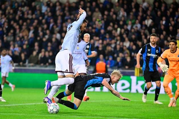Club Brugge v Aston Villa - UEFA Champions League BRUGGE, BELGIUM - SEPTEMBER 08 : Seys Joaquim defender of Club Brugge during the UEFA Champions League 2026 27 League Phase MD1 match between Club Brugge and Aston Villa on September 8, 2026 in Brugge, Belgium, 08 09 2026 Brugge Belgium  Copyright: xJanxDexMeuleneirx