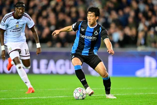 Club Brugge v Aston Villa - UEFA Champions League BRUGGE, BELGIUM - SEPTEMBER 08 : Lee Han-beom defender of Club Brugge during the UEFA Champions League 2026 27 League Phase MD1 match between Club Brugge and Aston Villa on September 8, 2026 in Brugge, Belgium, 08 09 2026 Brugge Belgium  Copyright: xJanxDexMeuleneirx