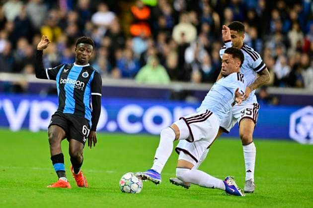 Club Brugge v Aston Villa - UEFA Champions League BRUGGE, BELGIUM - SEPTEMBER 08 : Diakhon Mamadou forward of Club Brugge during the UEFA Champions League 2026 27 League Phase MD1 match between Club Brugge and Aston Villa on September 8, 2026 in Brugge, Belgium, 08 09 2026 Brugge Belgium  Copyright: xJanxDexMeuleneirx