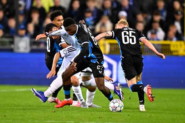 Club Brugge v Aston Villa - UEFA Champions League BRUGGE, BELGIUM - SEPTEMBER 08 : Diakhon Mamadou forward of Club Brugge during the UEFA Champions League 2026 27 League Phase MD1 match between Club Brugge and Aston Villa on September 8, 2026 in Brugge, Belgium, 08 09 2026 Brugge Belgium  Copyright: xTomasxSiskx