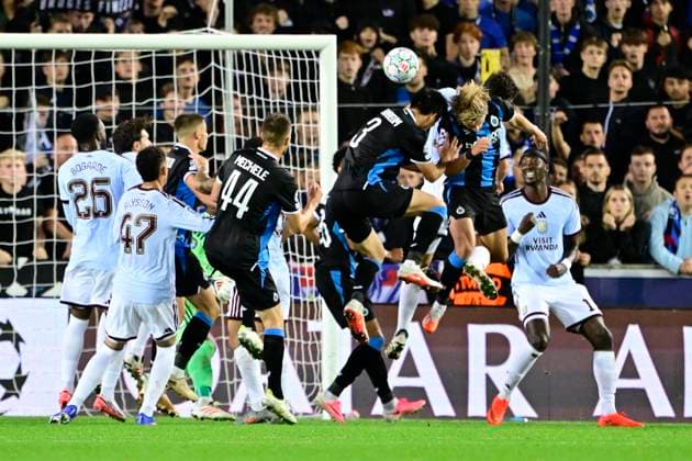 Club Brugge v Aston Villa - UEFA Champions League BRUGGE, BELGIUM - SEPTEMBER 08 : Lee Han-beom defender of Club Brugge during the UEFA Champions League 2026 27 League Phase MD1 match between Club Brugge and Aston Villa on September 8, 2026 in Brugge, Belgium, 08 09 2026 Brugge Belgium  Copyright: xJanxDexMeuleneirx