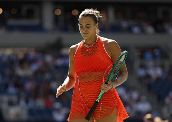September 8, 2026, New York City, New York, USA: ARYNA SABALENKA during the match against L. Noskova of Czech Republic in the womenÃ¢â‚¬â ¢s quarterfinals of Grand Slam tournament US Open. New York, USA. Sabalenka won 7:6 (7-1), 3:6, 7:6 New York City USA - ZUMAc278 20260908_zsp_c278_008 Copyright: xMarcinxCholewinskix