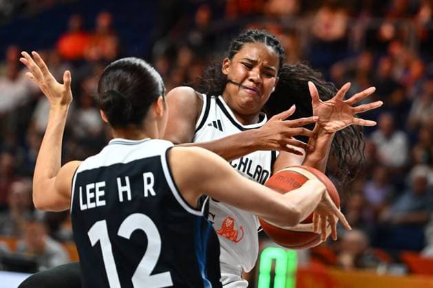 Germany v Korea - FIBA Women s Basketball World Cup 2026 Qualification to Quarter-Final BERLIN, GERMANY - SEPTEMBER 08 : Sabally Nyara power forward of Germany during the FIBA Women s Basketball World Cup qualification to quarter-finals match between Germany and Korea in Berlin on September 8, 2026 in Berlin, Germany, 08 09 2026 Berlin Germany  Copyright: xVincentxKalutx