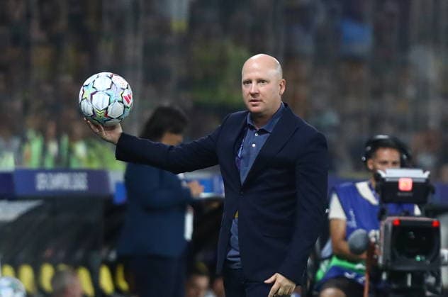 UEFA Champions League - AEK Athens FC vs LASK - Marko Nikolic coach of AEK Athens FC in action during the UEFA Champions League League phase Matchday 1 soccer match between AEK Athens FC and LASK in AEK Arena, Athens, Greece, on 8 September 2026. IMAGO ONE INCH PRODUCTIONS ATHENS GREECE Copyright: xONExINCHxPRODUCTIONSx 7080039