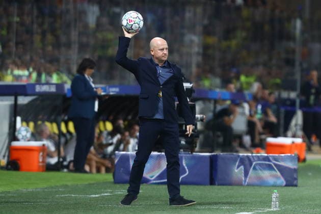 UEFA Champions League - AEK Athens FC vs LASK - Marko Nikolic coach of AEK Athens FC in action during the UEFA Champions League League phase Matchday 1 soccer match between AEK Athens FC and LASK in AEK Arena, Athens, Greece, on 8 September 2026. IMAGO ONE INCH PRODUCTIONS ATHENS GREECE Copyright: xONExINCHxPRODUCTIONSx 7080037