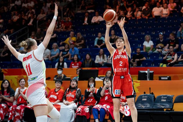 Hungary V Japan: Qualification To Quarter-Finals - FIBA Women s Basketball World Cup Germany 2026 Norika Konno plays during the quarter-final match between Hungary and Japan at the FIBA Women s Basketball World Cup 2026 in Berlin, Germany, on September 8, 2026. Berlin Germany  Copyright: xMarcinxGolbax originalFilename:golba-hungaryv260908_npyMP.jpg