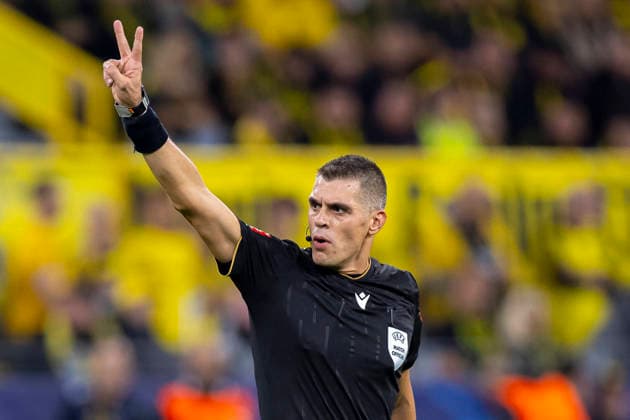 September 8, 2026, Soccer, Matchday 1 of the UEFA Champions League, Borussia Dortmund vs. Villarreal FC; Referee: Simone Sozza (ITA); Dortmund, Signal Iduna Park, North Rhine-Westphalia, Germany; xRHR PHOTO DEx Copyright: DennisxEwert RHR-FOTOx RHR-FOTO DE