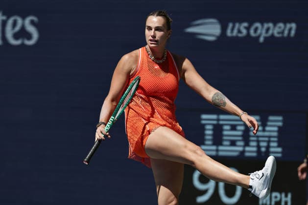 Aryna Sabalenka, Tattoo, Women s Singles, US Open Championships, Billie Jean King National Tennis Center, Flushing Meadows, New York, USA Copyright: xJuergenxHasenkopfx