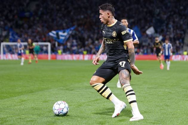 Enzo Fernandez of Manchester City. Porto v Manchester City, UEFA Champions League, League Stage, Football, Estadio do Dragao, Porto, Portugal - 08 Sep 2026Porto Estadio do Dragao Portugal  Copyright: xMiguelxLemos Shutterstockx 17140155bi