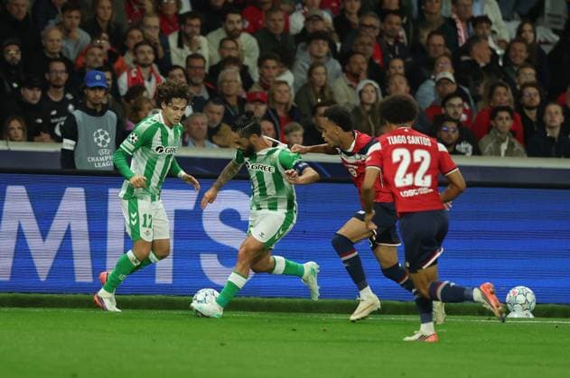 FOOT - LOSC - BETIS SEVILLE PHOTOPQR VOIX DU NORD Pascal Bonniere ; 08 09 2026 ; direct Villeneuve-d ascq, le 8 septembre 2026 losc Betis ligue des champions. Pascal Bonniere France  Copyright: xPHOTOPQR VOIXxDUxNORD MAXPPPxPascalxBonnierex 20260908VDN8399 20260908VDN8399