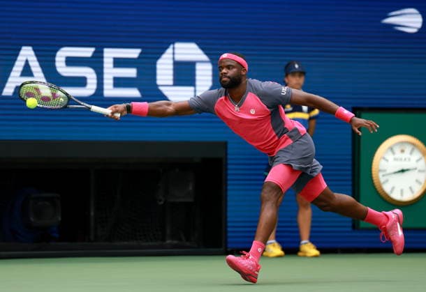 US Open tennis tournament - Day 10 Frances Tiafoe of USA in action against Alex Michelsen of USA during the Men s Singles Quarterfinals match of the US Open Tennis Championships in Flushing Meadows, New York, USA, 08 September 2026. FLUSHING MEADOWS NEW YORK United States  Copyright: xCRISTOBALxHERRERA-ULASHKEVICHx