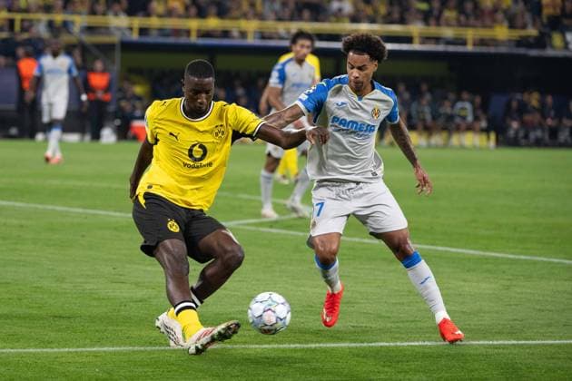 Serhou Guirassy 9 Borussia Dortmund, Borussia Dortmund vs. Villarreal CF, Soccer, Champions League, Group Stage, Matchday 1, September 8, 2026, Dortmund, North Rhine-Westphalia, Germany Copyright: xkolbert-press MarcxNiemeyerx