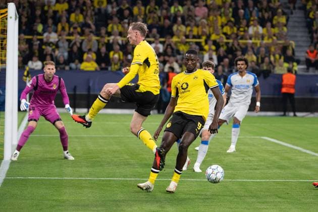 Serhou Guirassy 9 Borussia Dortmund, Borussia Dortmund vs. Villarreal CF, Soccer, Champions League, Group Stage, Matchday 1, September 8, 2026, Dortmund, North Rhine-Westphalia, Germany Copyright: xkolbert-press MarcxNiemeyerx