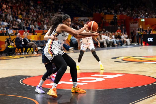 Nyara Sabally Germany, 08, GER, Germany vs. Korea, Basketball, 2026 FIBA Women s World Cup, Quarterfinal Qualifier, September 8, 2026, GER, Germany vs. Korea, Basketball, 2026 FIBA Women’s World Cup, Qualification for the Quarterfinals, September 8, 2026, Berlin Copyright: xEibner-Pressefoto MaxxVincenx EP_MVN