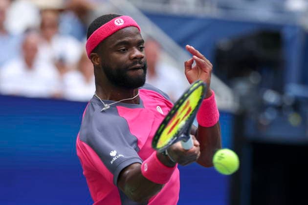 US Open tennis tournament - Day 10 Frances Tiafoe of the US in action against Alex Michelsen of the US during the Men s Singles Quarterfinals match of the US Open Tennis Championships in Flushing Meadows, New York, USA, 08 September 2026. FLUSHING MEADOWS NEW YORK United States  Copyright: xSARAHxYENESELx