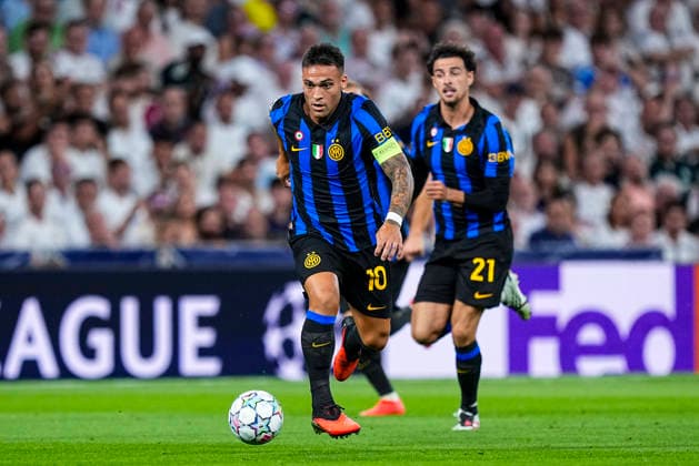 September 8, 2026, Madrid, Madrid, Spain: Lautaro Martinez of FC Internazionale Milano in action during the UEFA Champions League 2026 27 League Phase MD1 match between Real Madrid CF and FC Internazionale Milano at Berabeu stadium on September 08, 2026, in Madrid, Spain. Madrid Spain - ZUMAa181 20260908_zaa_a181_201 Copyright: xOscarxJ.xBarrosox
