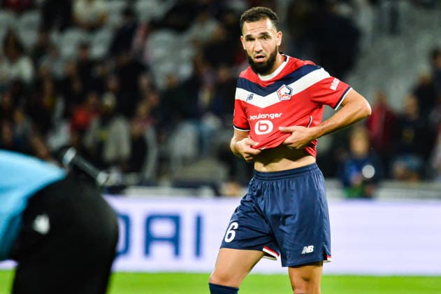 FOOTBALL : Lille OSC vs Real Betis Balompie - Ligue des Champions - Phase de Ligue - JournÃ e 1 - 08 09 2026 Nabil Bentaleb (Lille OSC) Villeneuve d AsqcFrance  Copyright: xBaptistexAutissierx