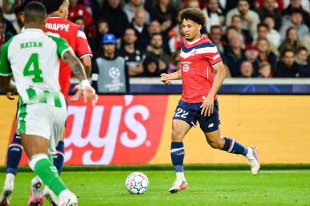 FOOTBALL : Lille OSC vs Real Betis Balompie - Ligue des Champions - Phase de Ligue - JournÃ e 1 - 08 09 2026 Tiago Santos (Lille OSC) Villeneuve d AsqcFrance  Copyright: xBaptistexAutissierx