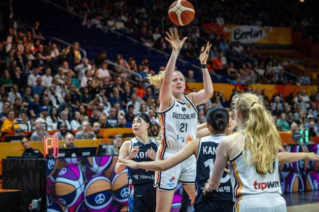 Basketball Berlin, September 8, 2026, FIBA Women’s Basketball World Cup Germany 2026, Quarterfinal Qualifier: Germany (GER) vs. South Korea (KOR), Marie Gülich (Germany), No. 21 Gulich