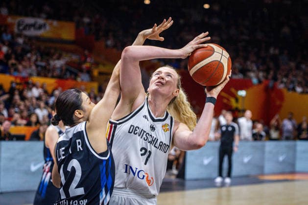Basketball Berlin, September 8, 2026, FIBA Women’s Basketball World Cup Germany 2026, Quarterfinal Qualifier: Germany (GER) vs. South Korea (KOR), Marie Gülich (Germany), No. 21 Gulich