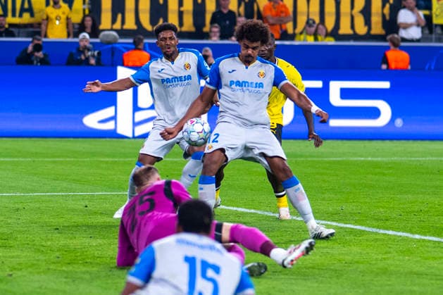 September 8, 2026 Champions League Borussia Dortmund vs. Villarreal at Signal Iduna Park Renato Veiga (Villarreal) scores an own goal, making it 1–0 IMPORTANT NOTICE In accordance with DFL and UEFA regulations, it is prohibited to use or allow the use of photographs taken in the stadium and or during the game in the form of sequential images and or video-like photo series Copyright: xDavidxInderliedx