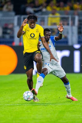 September 8, 2026 Soccer, 2026–2027, Champions League, Matchday 1, Borussia Dortmund vs. Villarreal, Referee: Joane Gadou (Dortmund), Tani Oluwaseyi (Villarreal)