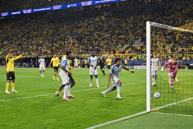 Own goal 1-0 by Renato Veiga (Villarreal FC), assisted by Maximilian Beier (Borussia Dortmund), September 8, 2026, 2026-2027 UEFA Champions League, Matchday 1, Borussia Dortmund vs. Villarreal CF. UEFA regulations prohibit any use of photographs as image sequences and or quasi-video. Dortmund, Signal Iduna Park, North Rhine-Westphalia, Germany Team2
