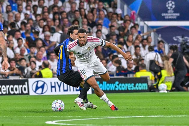 September 8, 2026, Madrid, Madrid, Spain: 12 TRENT ALEXANDER-ARNOLD of Real Madrid CF in action during the match on Matchday 1 of the group stage of the 2026 27 UEFA Champions League between REAL MADRID C.F. and F.C. INTERNAZIONALE MILANO, played at the Bernabo u Stadium on September 8, 2026, in Madrid, Spain. Madrid Spain - ZUMAc312 20260908_zsp_c312_339 Copyright: xOscarxManuelxSanchezx