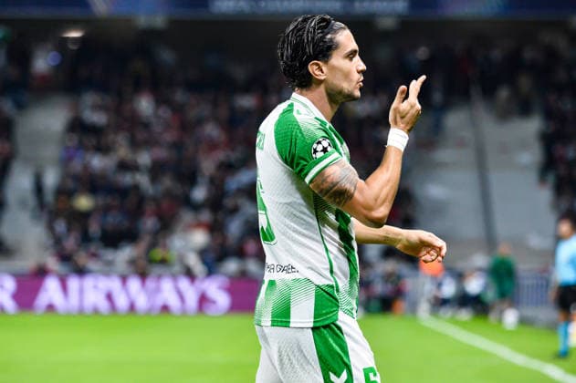FOOTBALL : Lille OSC vs Real Betis Balompie - Ligue des Champions - Phase de Ligue - JournÃ e 1 - 08 09 2026 Joie des joueurs du Real Betis BalompiÃ apres le 2e but de Marc Bartra (Real Betis BalompiÃ ) Villeneuve d AsqcFrance  Copyright: xBaptistexAutissierx