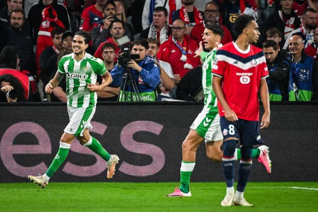 September 8, 2026, Villeneuve-D ascq, France, France: Marc BARTRA of Real Betis Balompie celebrates his goal during the UEFA Champions League, League Phase MD1 match between Lille OSC (LOSC) and Real Betis Balompie at Pierre Mauroy Stadium on October 23, 2025 in Villeneuve-d Ascq near Lille, France. Villeneuve-D ascq France - ZUMAm308 20260908_zsp_m308_018 Copyright: xMatthieuxMirvillex