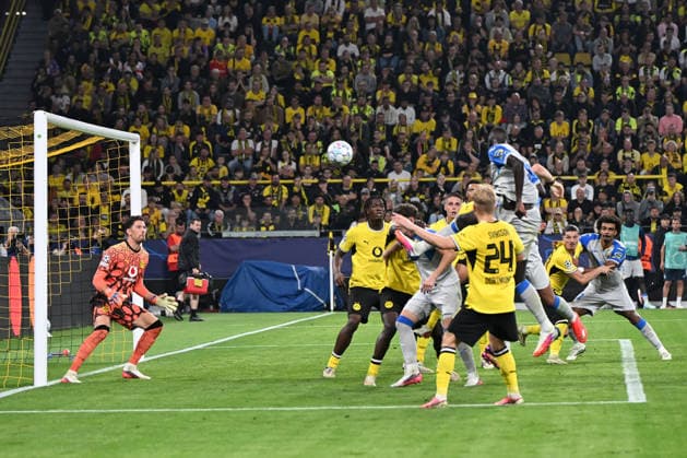 Santiago Mourino of CF Villarreal scores the 1-1 goal during the 2026–2027 UEFA Champions League match between Borussia Dortmund and Villarreal CF, at BVB Stadion on September 8, 2026, in Dortmund, Germany. Photo by Ralf Treese, DeFodi Images. Santiago Mourino of Villarreal CF scores his team’s first goal during the 2026–2027 UEFA Champions League match between Borussia Dortmund and Villarreal at BVB Stadion Dortmund on September 8, 2026 in Dortmund, Germany. Photo by Ralf Treese, DeFodi Images