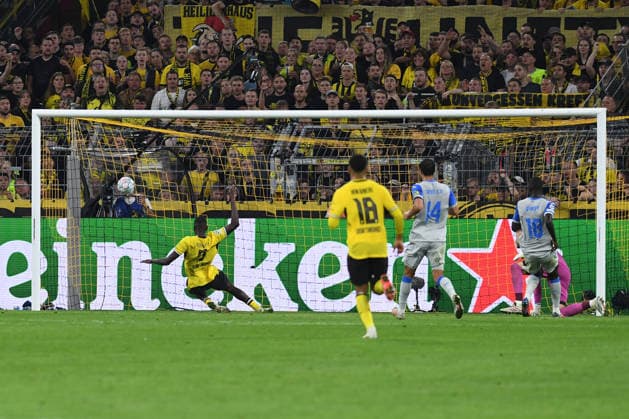 Serhou Guirassy of Borussia Dortmund scores the goal to make it 2–1 during the 2026–2027 UEFA Champions League match between Borussia Dortmund and Villarreal CF, BVB Stadion on September 8, 2026, in Dortmund, Germany. Photo by Ralf Treese, DeFodi Images. Serhou Guirassy of Borussia Dortmund scores his team’s second goal during the 2026–2027 UEFA Champions League match between Borussia Dortmund and Villarreal at BVB Stadion Dortmund on September 8, 2026 in Dortmund, Germany. Photo by Ralf Treese, DeFodi Images