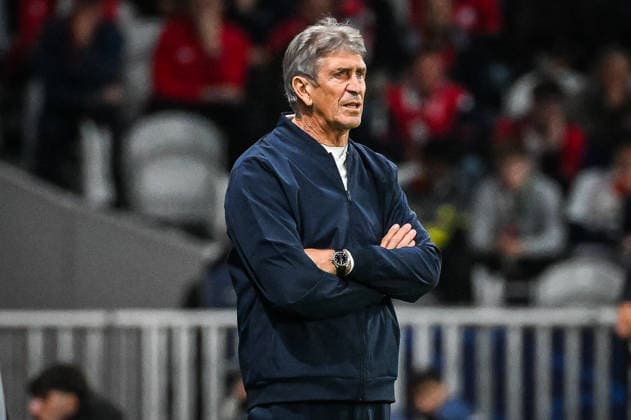 September 8, 2026, Villeneuve-D ascq, France, France: Manuel PELLEGRINI of Real Betis Balompie during the UEFA Champions League, League Phase MD1 match between Lille OSC (LOSC) and Real Betis Balompie at Pierre Mauroy Stadium on October 23, 2025 in Villeneuve-d Ascq near Lille, France. Villeneuve-D ascq France - ZUMAm308 20260908_zsp_m308_025 Copyright: xMatthieuxMirvillex