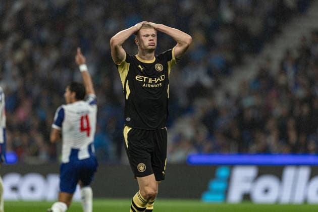 September 8, 2026, Porto, Porto, Portugal: PORTO, PORTUGAL - SEPTEMBER 08: Erling Haaland of Manchester City in action during the UEFA Champions League 2026 27 League Phase MD1 match between FC Porto and Manchester City at Estadio do Dragao on September 08, 2026 in Porto, Portugal. Porto Portugal - ZUMAe141 20260908_zsp_e141_122 Copyright: xLuisxEirasx