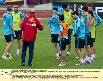 Football, EURO 2012, Training National Team Spain