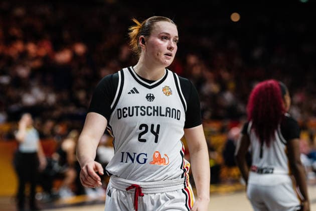 2026 FIBA Women’s Basketball World Cup: Germany vs. South Korea, September 8, 2026; Lina Sontag (Germany), 24; Basketball; 2026 FIBA Women’s Basketball World Cup; Final Round, Qualifier for the Quarterfinals: Germany vs. South Korea on September 8, 2026, at the Uber Arena, Berlin Copyright: xBEAUTIFULxSPORTS Tonhäuserx