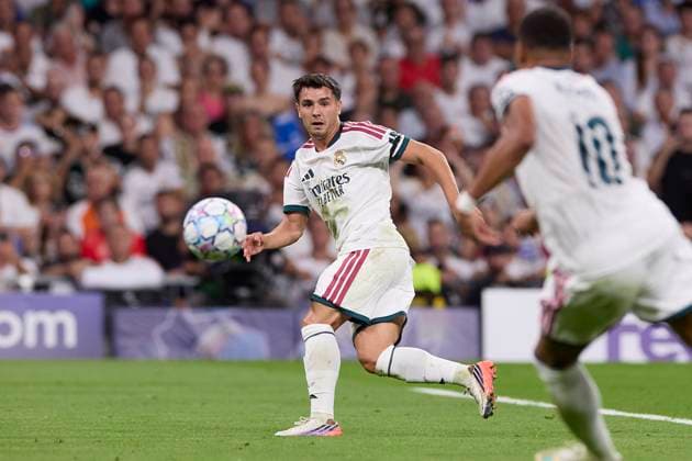 September 8, 2026, Madrid, Spain: Brahim Diaz (Real Madrid CF) is seen in action during the UEFA Champions League 2026 2027 match between Real Madrid CF and FC Internazionale Milano.Final score: Real Madrid CF 2-1 FC Internazionale Milano Madrid Spain - ZUMAs197 20260908_aaa_s197_306 Copyright: xFedericoxTitonex