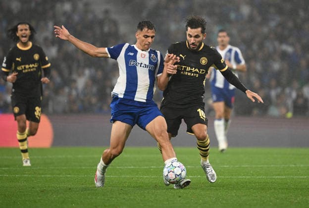 FC Porto v Manchester City - UEFA Champions League PORTO, PORTUGAL - SEPTEMBER 28: Rayan Cherki of Man City in action during the UEFA Champions League 2026 27 League Phase MD1 match between FC Porto and Manchester City at Estadio do Dragao on September 08, 2026 in Porto, Portugal. Alex Juarez Anadolu Porto Portugal. Editorial use only. Please get in touch for any other usage.  Copyright: x2026xAnadoluxAlexxJuarezx