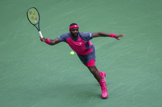 Frances Tiafoe of USA in action 2026 US Open, Day Ten, USTA Billie Jean King National Tennis Center, New York, USA - 08 Sep 2026New York USTA Billie Jean King National T New York (NY) United States of America EDITORIAL USE ONLY No use with unauthorised audio, video, data, fixture lists, club league logos or live services. Online in-match use limited to 120 images, no video emulation. No use in betting, games or single club league player publications.  Copyright: xEllaxLing Shutterstockx 17140157u