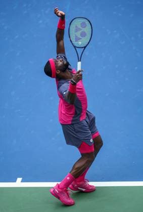 Frances Tiafoe of USA in action 2026 US Open, Day Ten, USTA Billie Jean King National Tennis Center, New York, USA - 08 Sep 2026New York USTA Billie Jean King National T New York (NY) United States of America EDITORIAL USE ONLY No use with unauthorised audio, video, data, fixture lists, club league logos or live services. Online in-match use limited to 120 images, no video emulation. No use in betting, games or single club league player publications.  Copyright: xEllaxLing Shutterstockx 17140157p