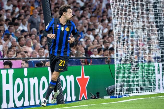 September 8, 2026, Madrid, Spain: Curtis Jones (Inter de Milan) in action.during the 2026 2027 UEFA Champions League match between Real Madrid and Inter Milan..Final score: Real Madrid 2-1 Inter Milan Madrid Spain - ZUMAs197 20260908_aaa_s197_314 Copyright: xDavidxCanalesx