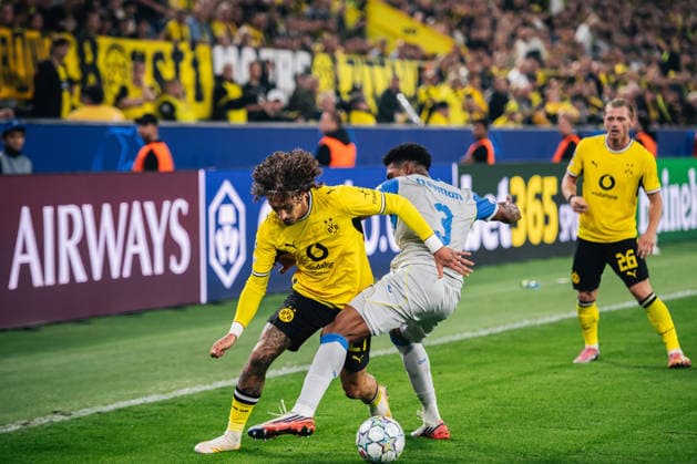 Borussia Dortmund v Villarreal CF - UEFA Champions League DORTMUND, GERMANY - SEPTEMBER 08: Fabio Silva of Borussia Dortmund in action during the UEFA Champions League match between Borussia Dortmund and Villarreal CF at Signal Iduna Park on September 8, 2026, in Dortmund, Germany Hesham Elsherif Anadolu Dortmund Germany. Editorial use only. Please get in touch for any other usage.  Copyright: x2026xAnadoluxHeshamxElsherifx