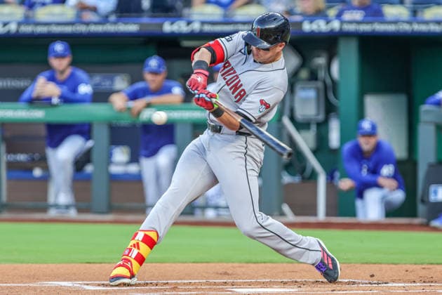 SEP 8, 2026: Arizona Diamondbacks starting pitcher Merrill Kelly (29) at bat in the 1st inning against the Kansas City Royals at Kauffman Stadium Kansas City, MO. CSM Kansas City United States - ZUMAc04_ 20260908_zma_c04_022 Copyright: xRomanxPunox