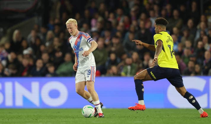 Carabao Cup - Crystal Palace v Middlesbrough LONDON, ENGLAND, SEPTEMBER 8: Will Hughes of Crystal Palace during The Carabao Cup Third Round match between Crystal Palace v Middlesbrough at Selhurst Park Stadium, London, England, on September 8. (Photo by Daniel Weir) London Selhurst Park Stadium England Copyright: xDanielxWeir SportsxPressxPhotox Sportspressphoto_SPR226617