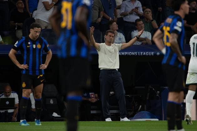 UEFA Champions League 2026 2027 - Real Madrid vs. Inter Milan in Madrid, Spain - 8 Sep 2026 Cristian Chivu, coach (Inter Milan) in action during the 2026 2027 UEFA Champions League match between Real Madrid and Inter Milan. Madrid Spain Copyright: xDavidxCanalesx xSOPAxImagesx David-Canales-1447945