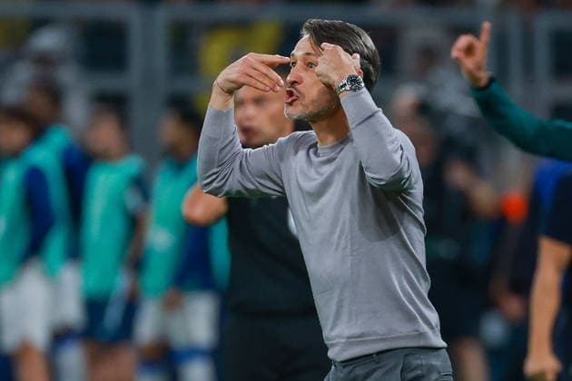 UEFA Champions League: Borussia Dortmund vs. Villarreal on September 8, 2026, at Signal Iduna Park in Dortmund; Dortmund coach Niko Kovac gesturing MH