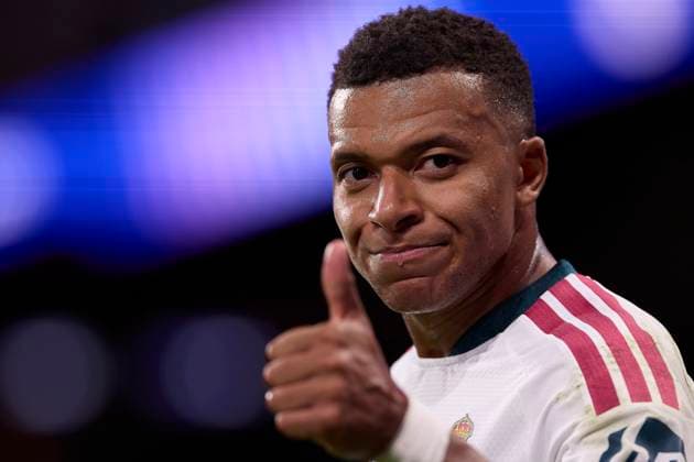 UEFA Champions League 2026 2027 - Real Madrid CF and FC Internazionale Milano in Madrid, Spain - 08 Sep 2026 Kylian Mbappe (Real Madrid CF) is seen in action during the UEFA Champions League 2026 2027 match between Real Madrid CF and FC Internazionale Milano Final score: Real Madrid CF 2-1 FC Internazionale Milano Madrid Spain Copyright: xFedericoxTitonex xSOPAxImagesx Federico-Titone-1448094