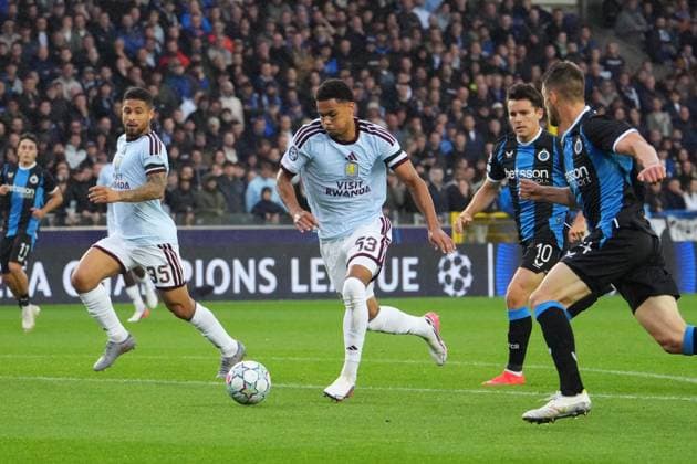 George Hemmings of Aston Villa Club Brugge v Aston Villa, UEFA Champions League, League Stage, Football, Jan Breydel Stadium, Brugge, Belgium - 08 Sep 2026Brugge Jan Breydel Stadium Belgium  Copyright: xDavexWInter Shutterstockx 17139355ew